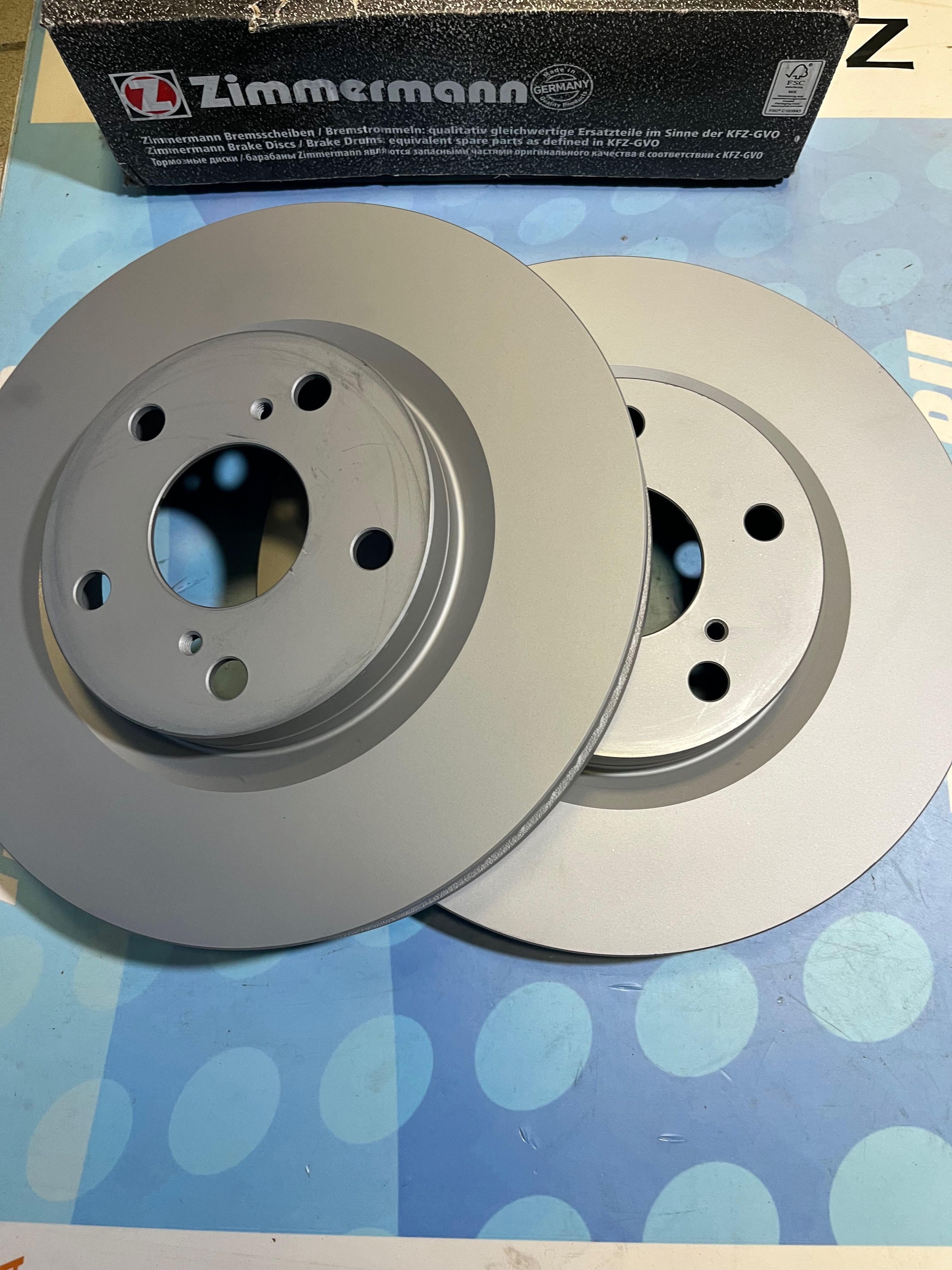 Тормозной диск передний MAZDA 6 GJ/GL 12- / MAZDA CX 5 ZIMMERMANN