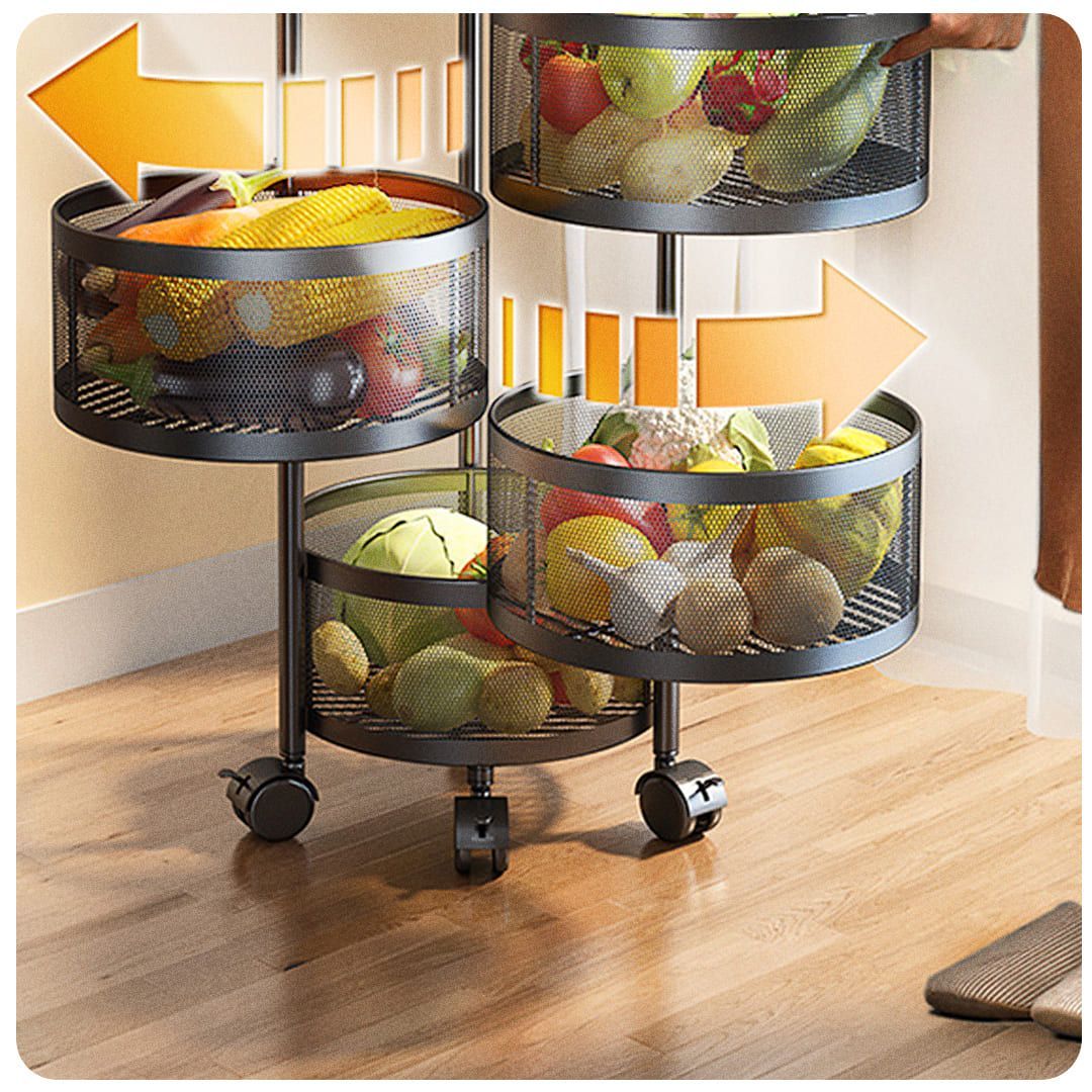 Этажерка с выдвижными ящиками на колесиках, система хранения ...