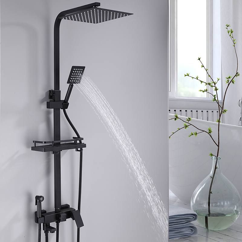 Тропический душ/ смеситель для ванны и душа/ смеситель с полкой для ...