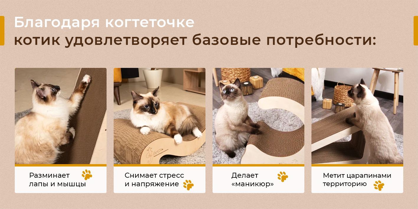 Когтеточка для кошек, картонная Улитка - купить с доставкой по выгодным ...