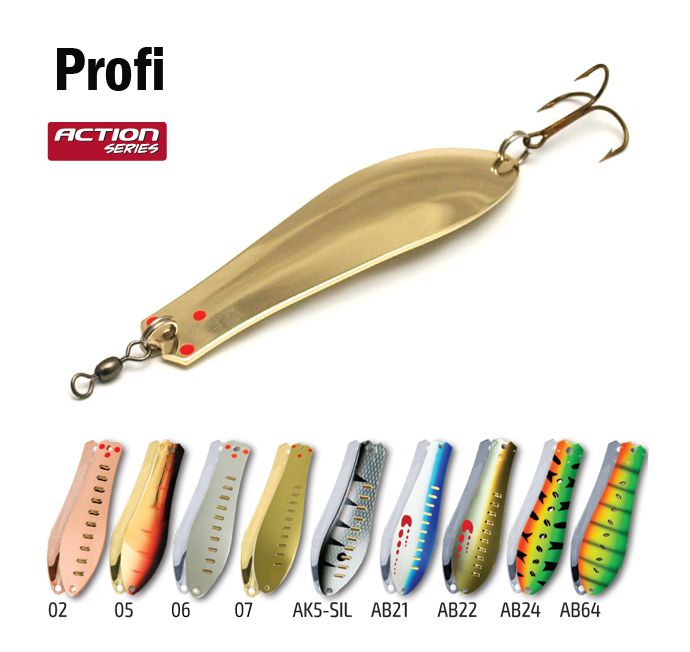 Блесна колеб. Akara Action Series Profi 95 28гр. 1oz. 07