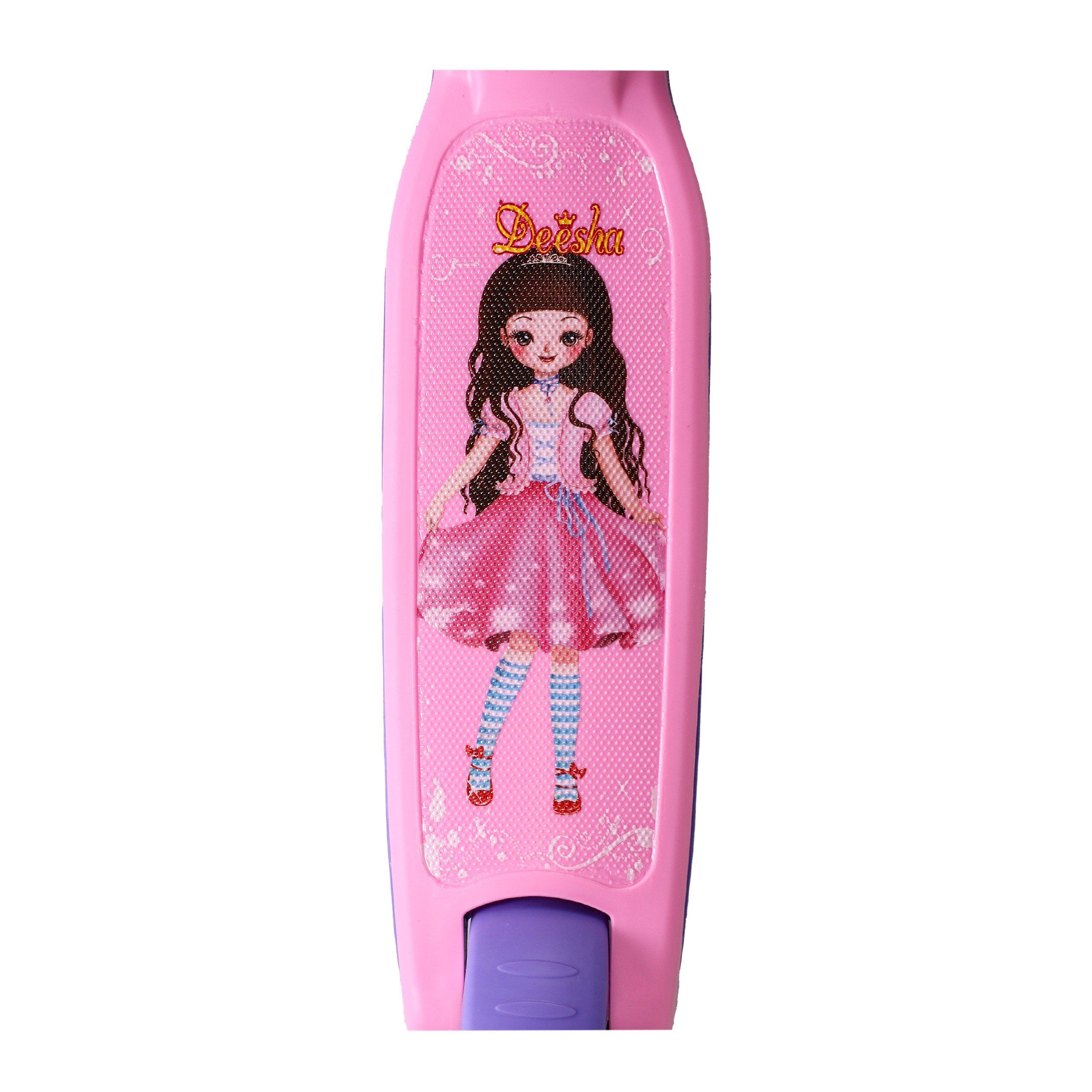 Самокат 3-х колесный SCOOTER Princess, розовый Самокат 3-х колесный SCOOTER Princess, розовый