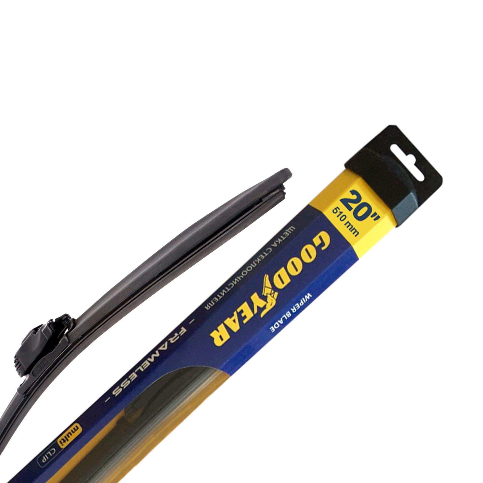 Щетка ст/очист. 510 мм бескаркасная AZARD Goodyear FRAMELESS MULTICLIP