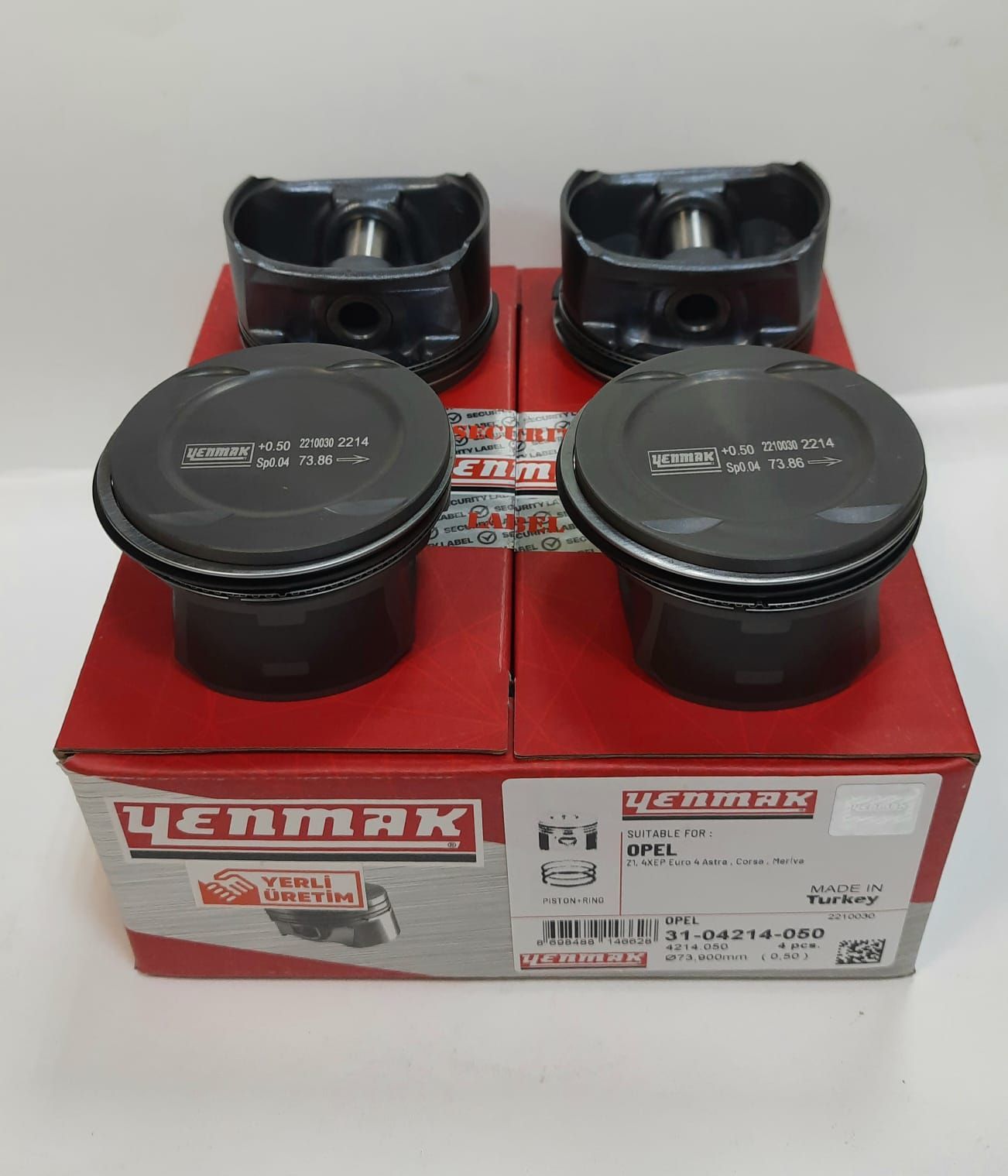Поршни с кольцами Z14XEP +0.50 yenmak купить на OZON по низкой