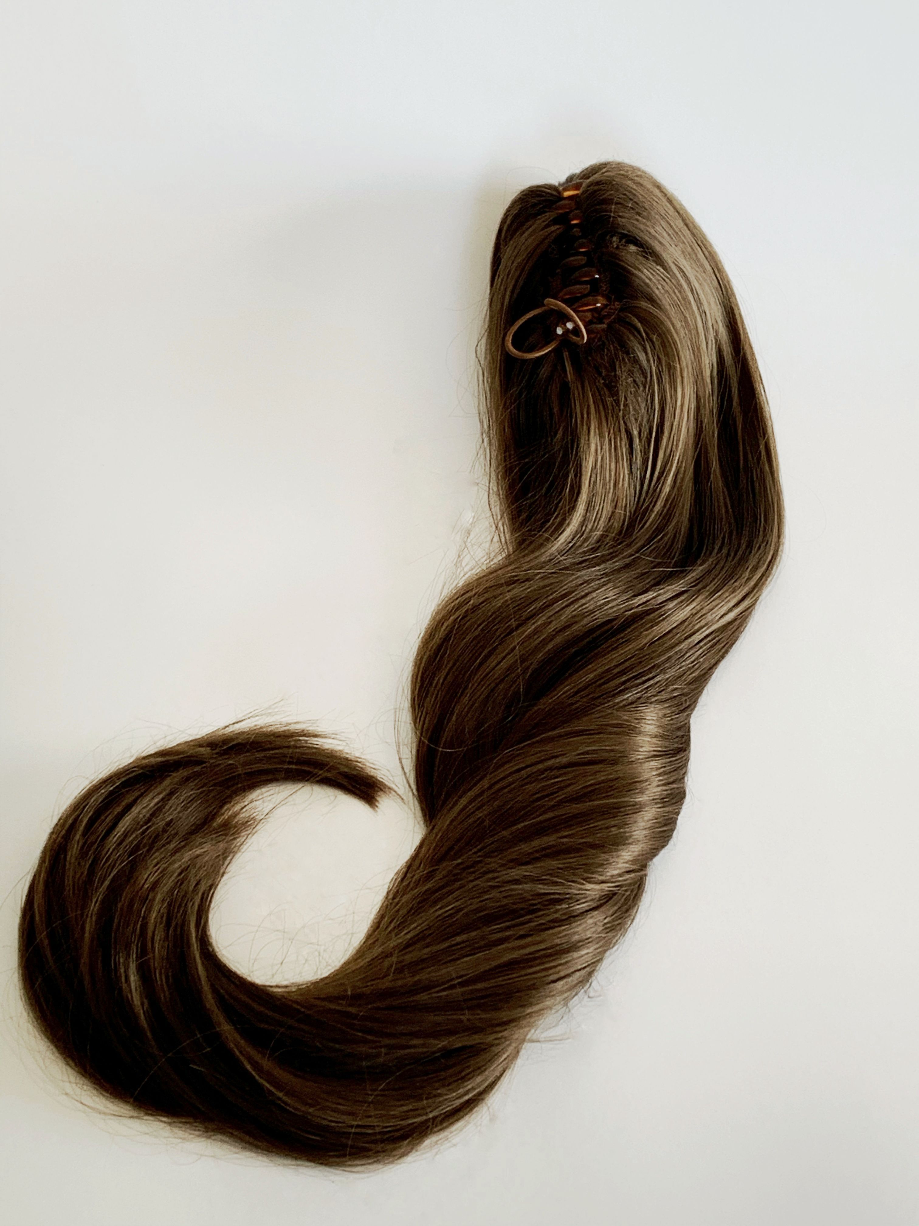 Шиньон для волос на крабе и резинке Maya Hair, длинный хвост накладной ...