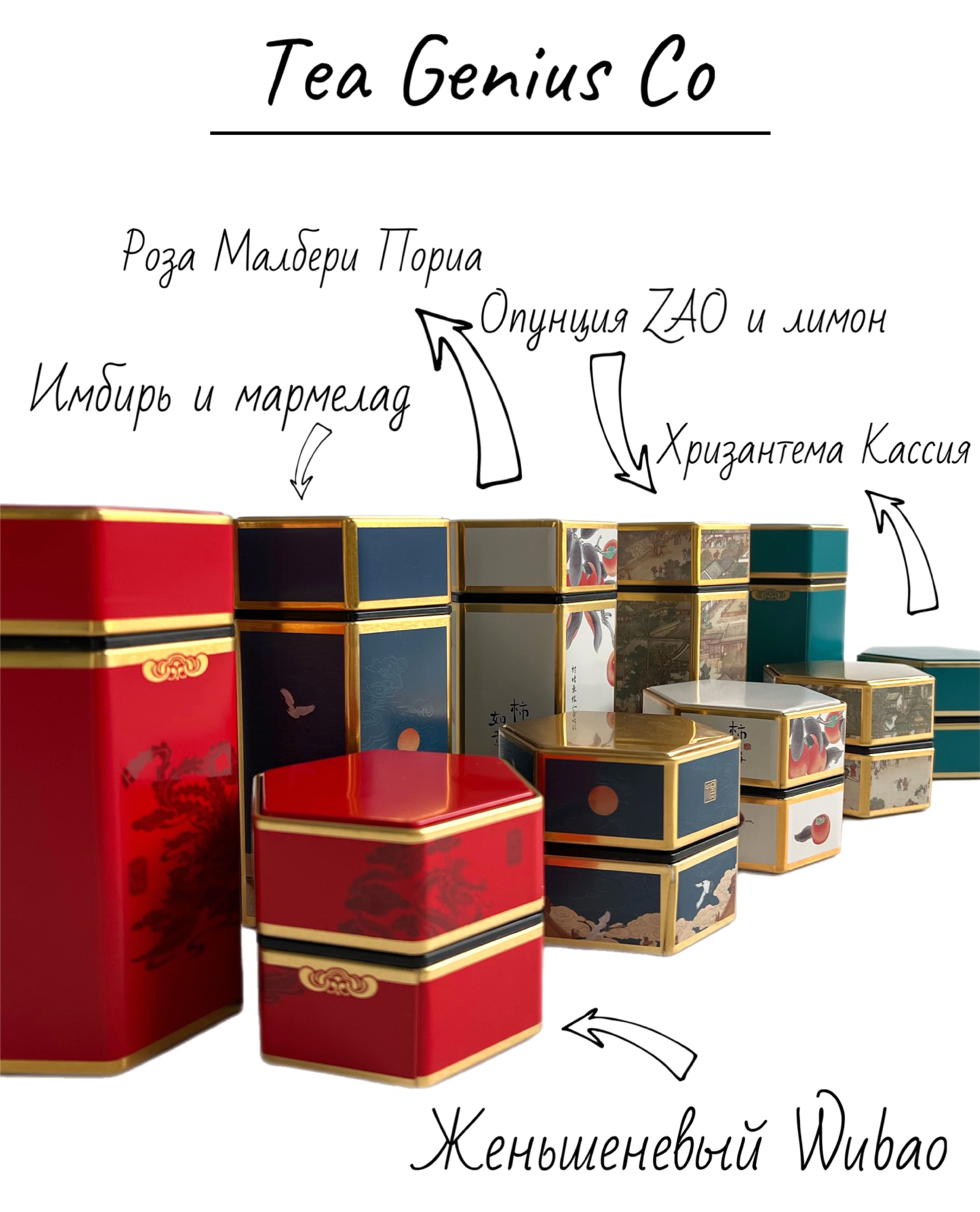 Tea Genius Co: Фито чай (Тизаны) - травяные, фруктовые и ягодные ...