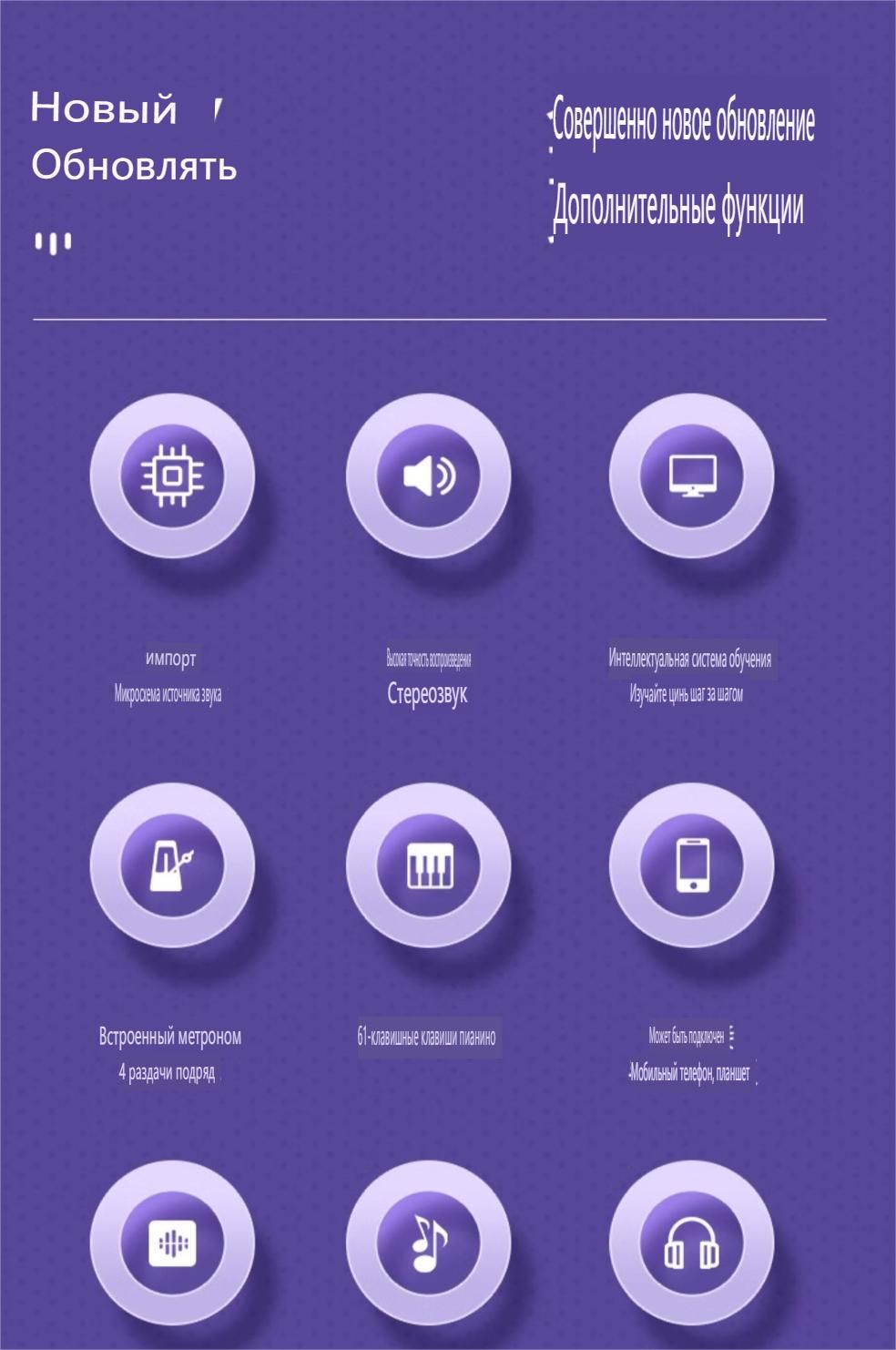 Многофункциональное электронное пианино для начинающих (97,1*37,9 *14 ...