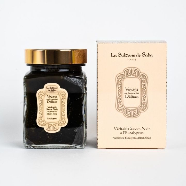 La Sultane De Saba Black Soap Eucalyptus Черное мыло с эвкалиптом для лица и тела 300 мл купить