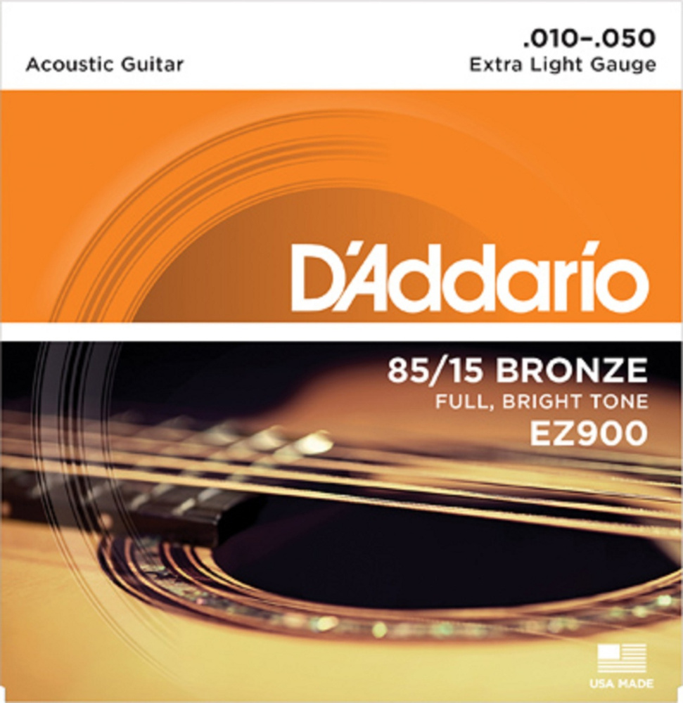 Струны для акустической гитары D'Addario EZ900, фосфорная бронза, 10-50  #1