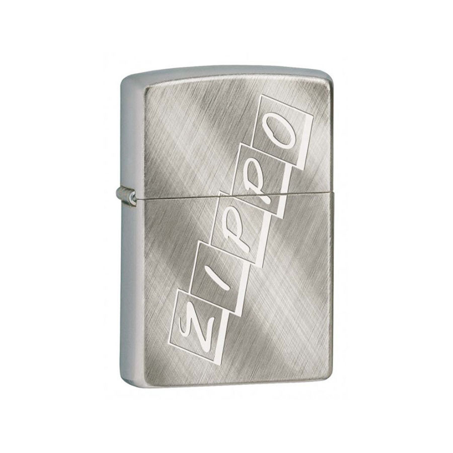 Зажигалка ZIPPO бензиновая Classic Brushed Chrome #1