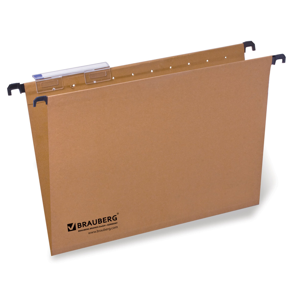 Подвесные папки Brauberg А4/Foolscap (406х245 мм), до 80 листов, 10 шт ...