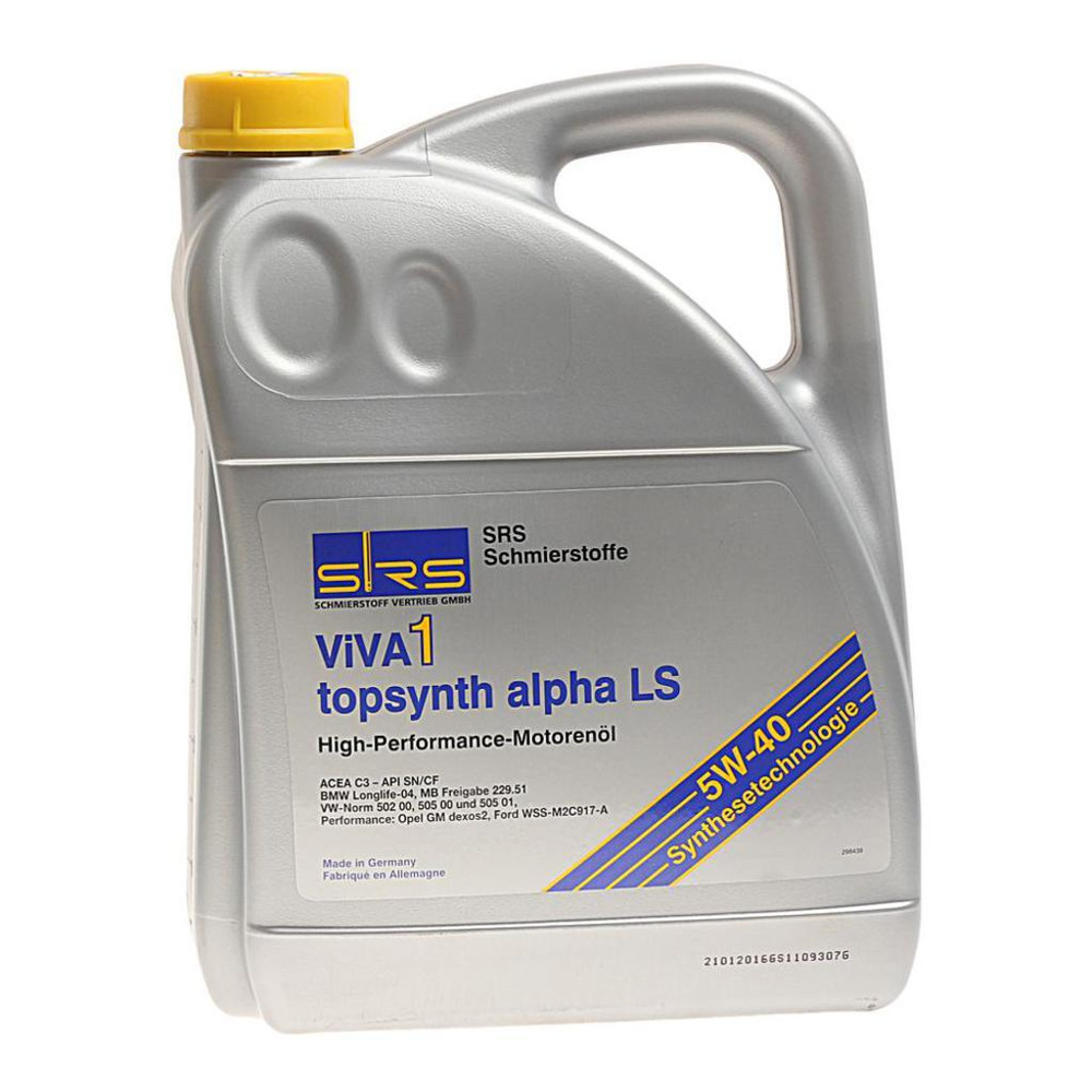 Масло моторное SRS 5W-40 Синтетическое - купить в интернет-магазине ...