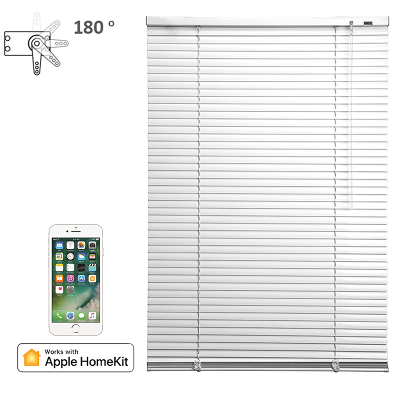 Умные жалюзи Smart Blinds, ver.2, горизонтальные, цвет: белый, ширина 60 см, высота 160 см  #1