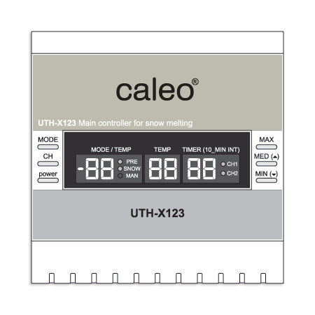 Метеостанция двухканальная Caleo UTH-X123ST для систем обогрева кровли и площадок  #1