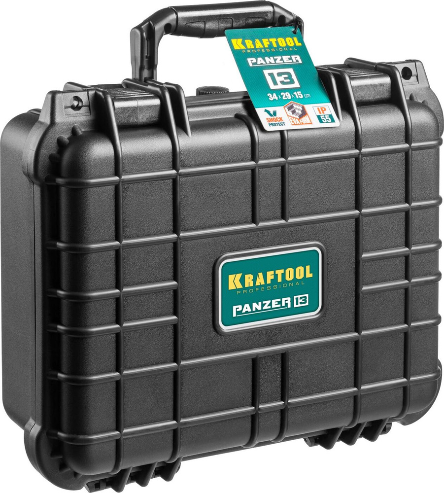 Ящик пылевлагозащищенный KRAFTOOL "PANZER" 339 х 295 х 152 мм (13"), пластиковый, IP55 (38251-13)  #1