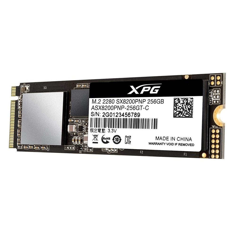 256 ГБ Внутренний SSD диск ADATA XPG SX8200 Pro M.2 PCI-E 3.0 (ASX8200PNP- 256GT-C) - купить по выгодной цене в интернет-магазине OZON