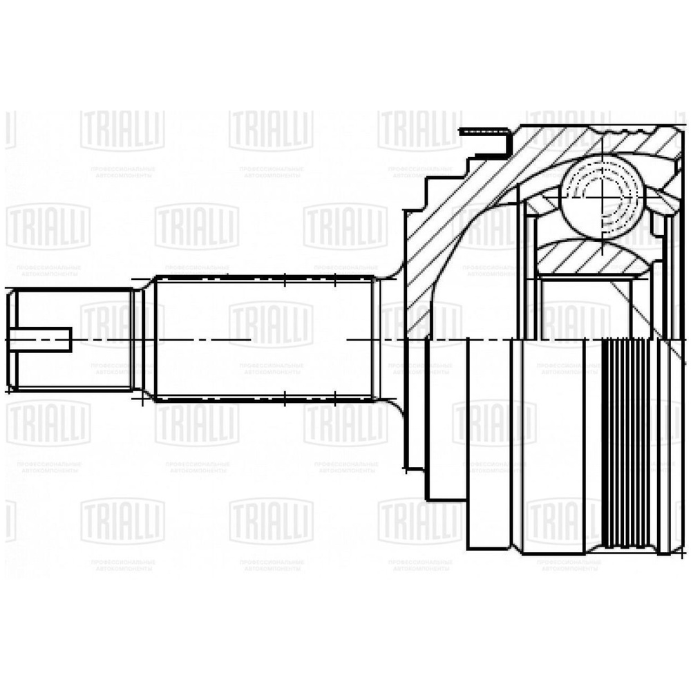 ШРУС наружный Trialli GO285 - Trialli арт. GO285 - купить по выгодной ...