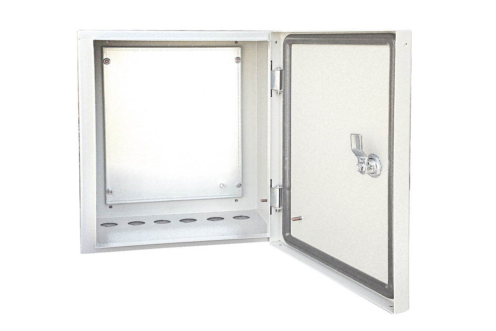 Щит с монтажной панелью ЩМП-5.5.2 IP66 (500х500х200) навесной стальной ...