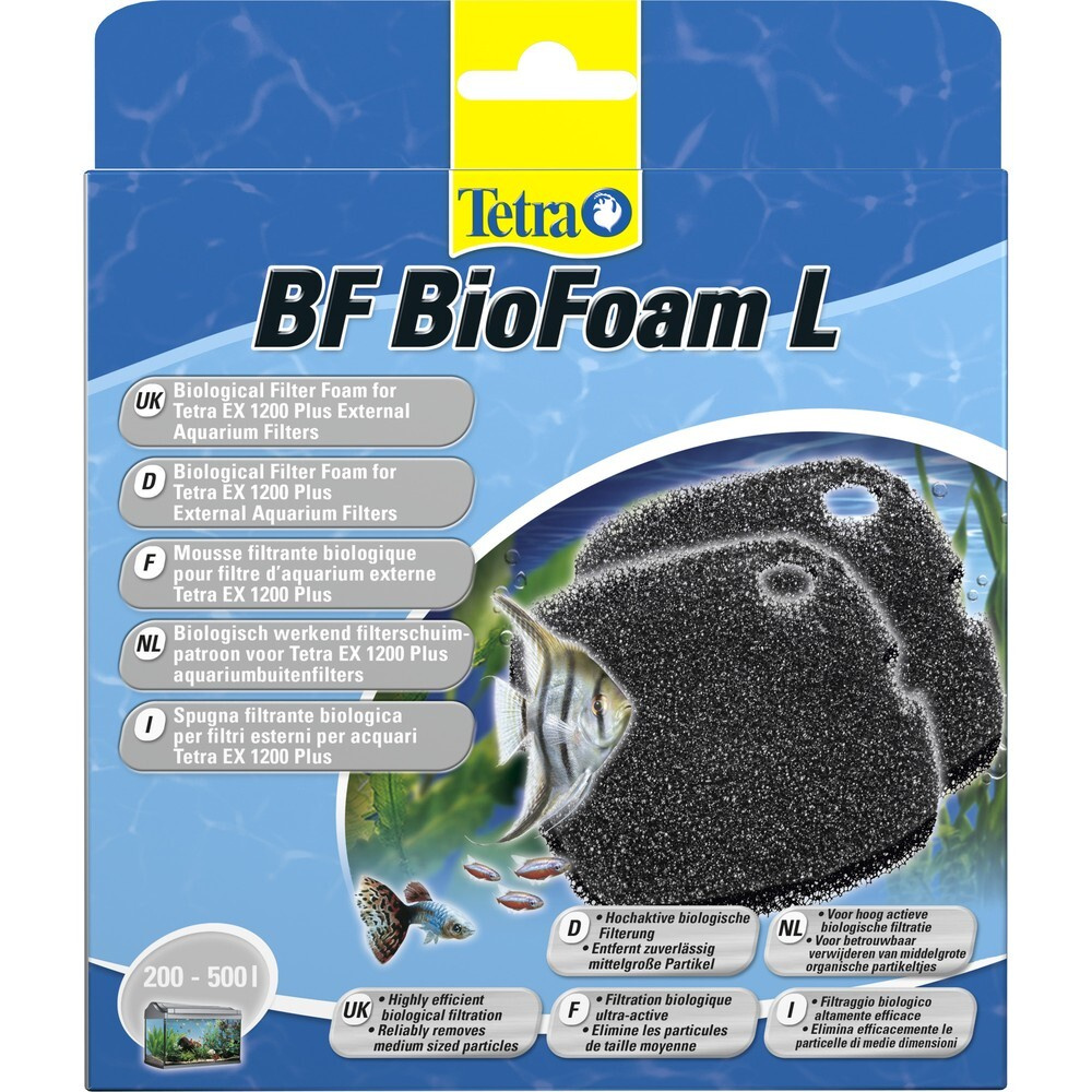 Комплект сменных губок Tetra BF BioFoam L для фильтра EX 1200 plus, крупнопористая (2 шт.) #1
