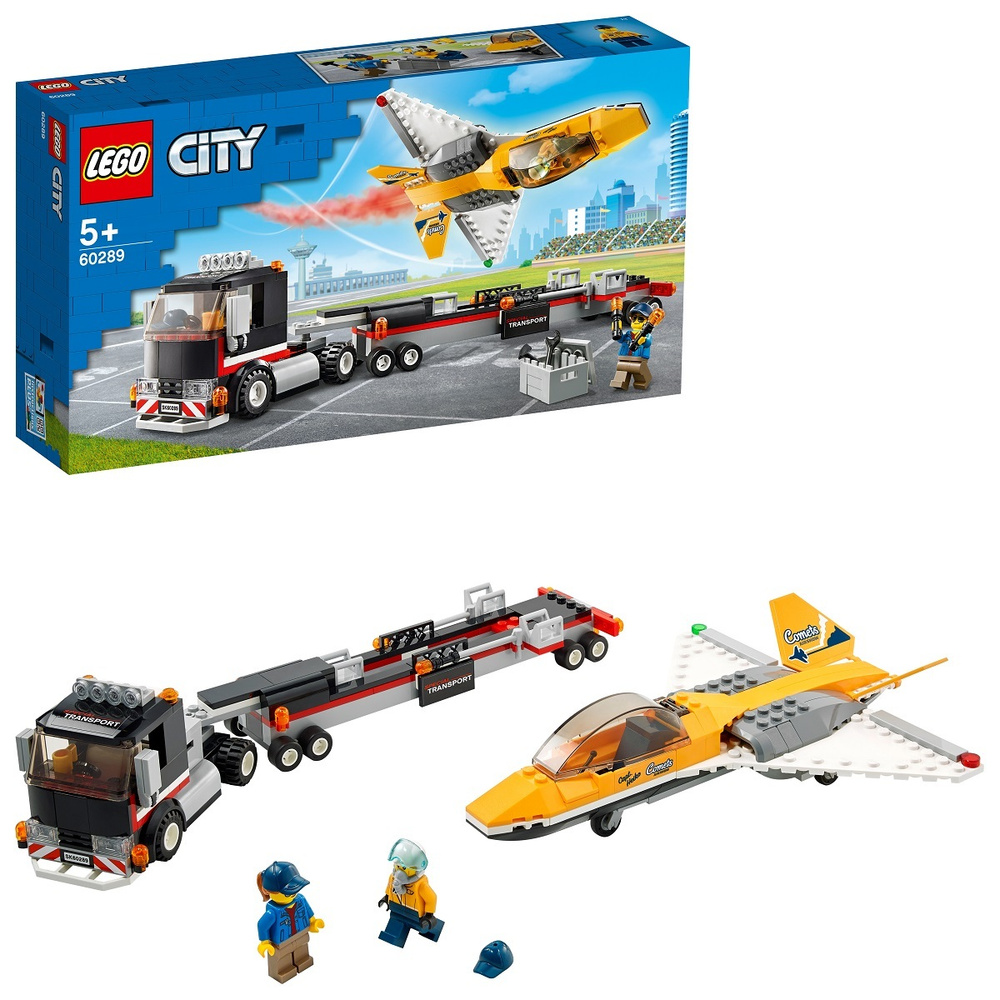 60289 Конструктор LEGO City Транспортировка самолёта на авиашоу  #1