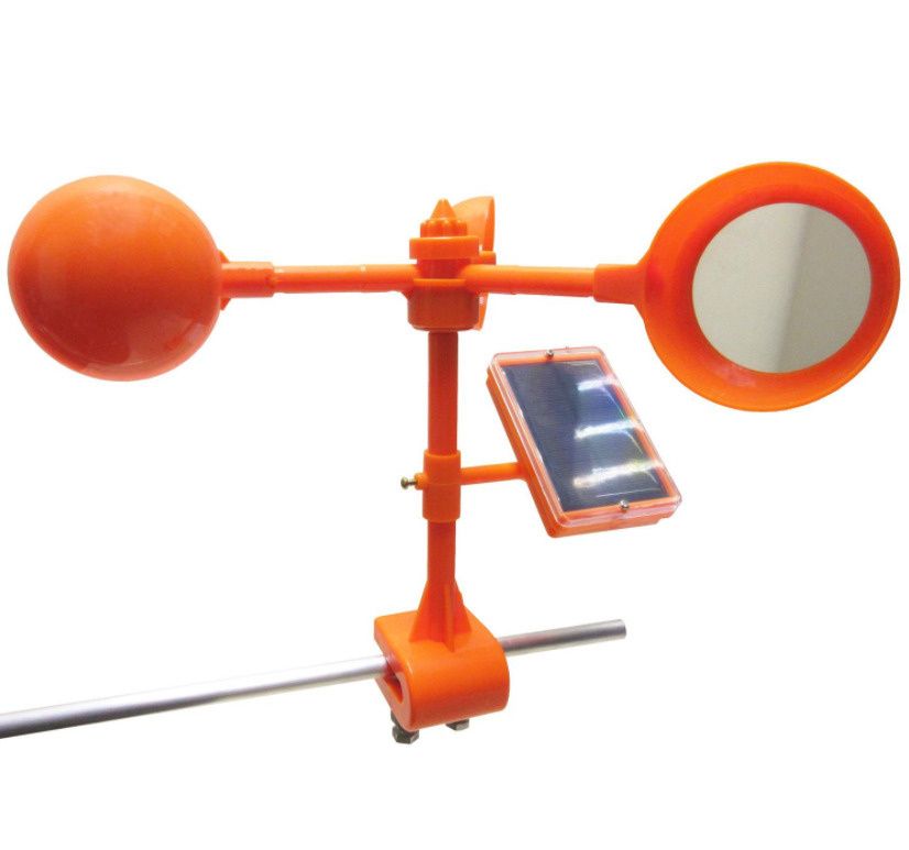 Звуковой отпугиватель птиц BR-02S зеркальный, имитация крика хищной ...