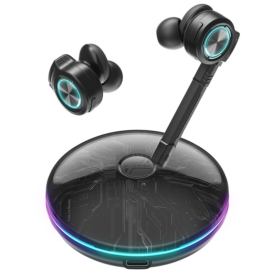 Беспроводные наушники BlitzWolf BW-FLB3 Gaming TWS Earbuds Black #1