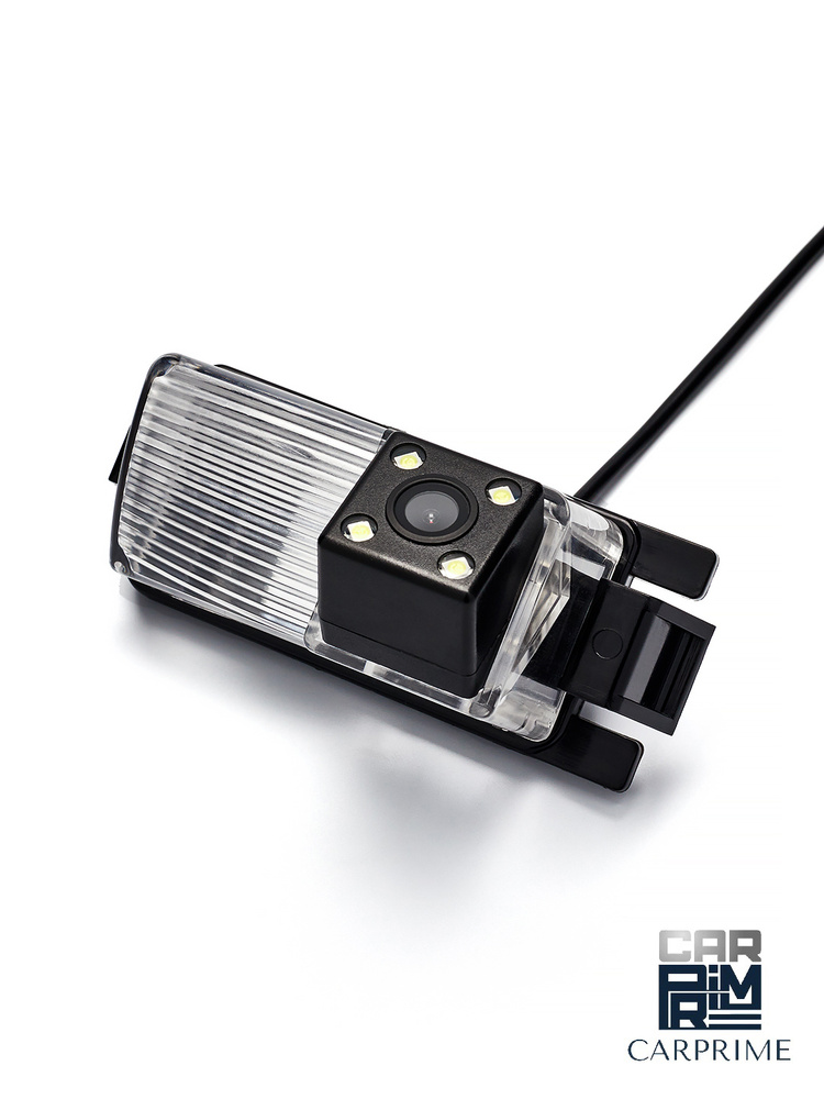 Камера заднего вида CarPrime для Nissan Tiida Hatchback (04-12), Q60 (2013+) Разм.84мм х 36мм  #1