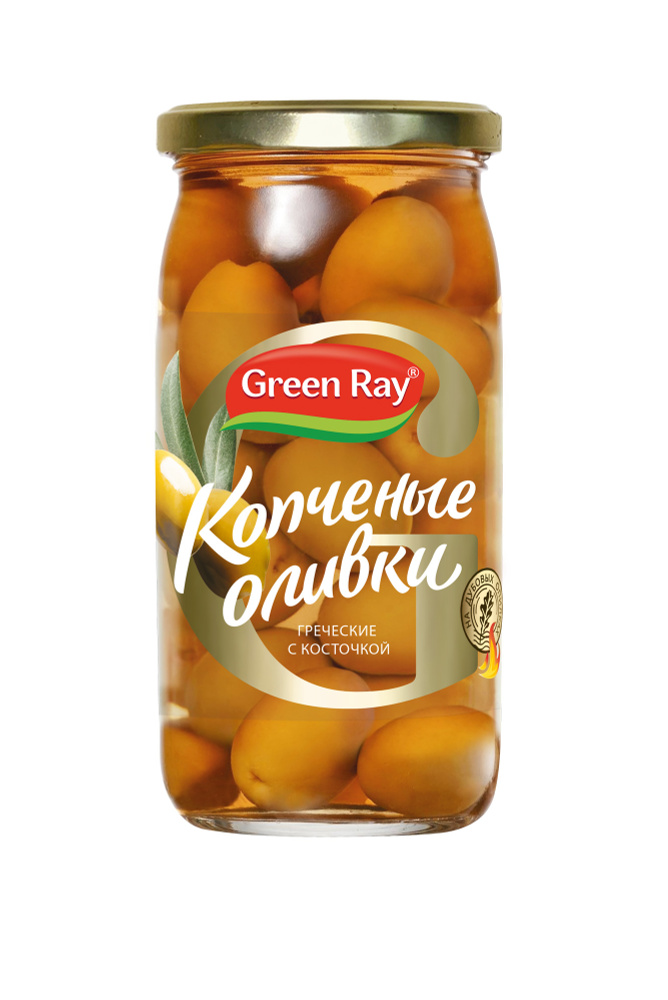 Копченые оливки Греческие с косточкой 370 мл - купить с доставкой по ...