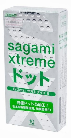 Презервативы Sagami Xtreme Type-E с точками - 10 шт. #1