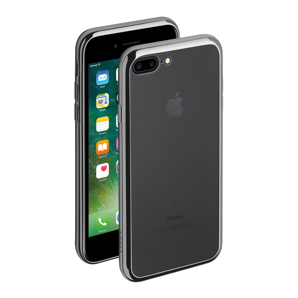 Чехол Gel Plus Case для Apple iPhone 7/8 Plus, графит, PC, DEPPA, 85260 -  купить с доставкой по выгодным ценам в интернет-магазине OZON (154891964)