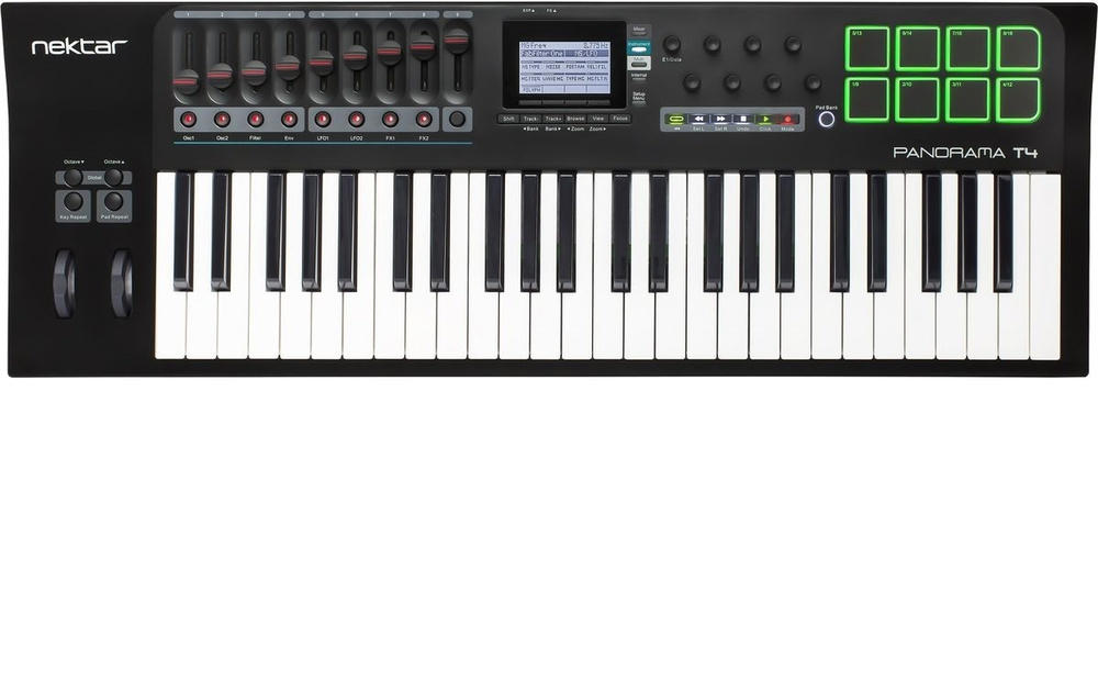 USB MIDI DAW контроллер, 49 клавиш Nektar Panorama T4 - купить с ...