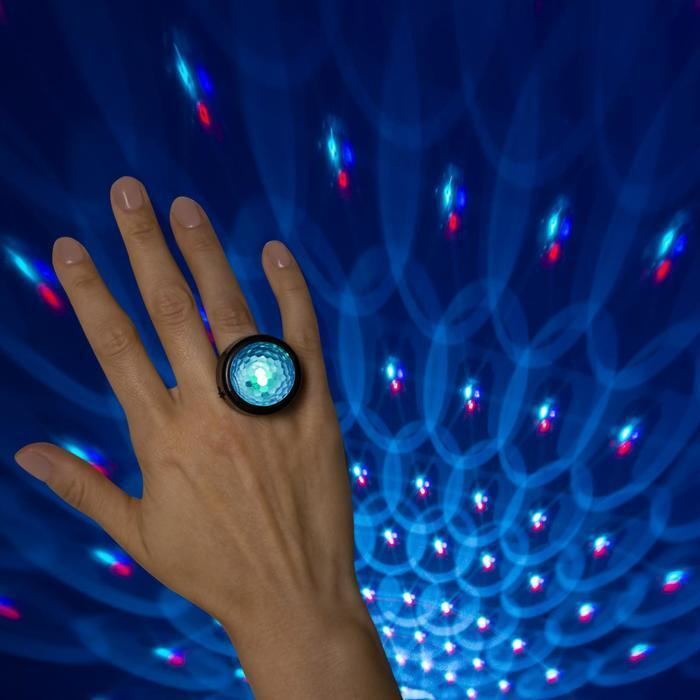 Световой прибор Диско-кольцо, 3х2.5 см #1