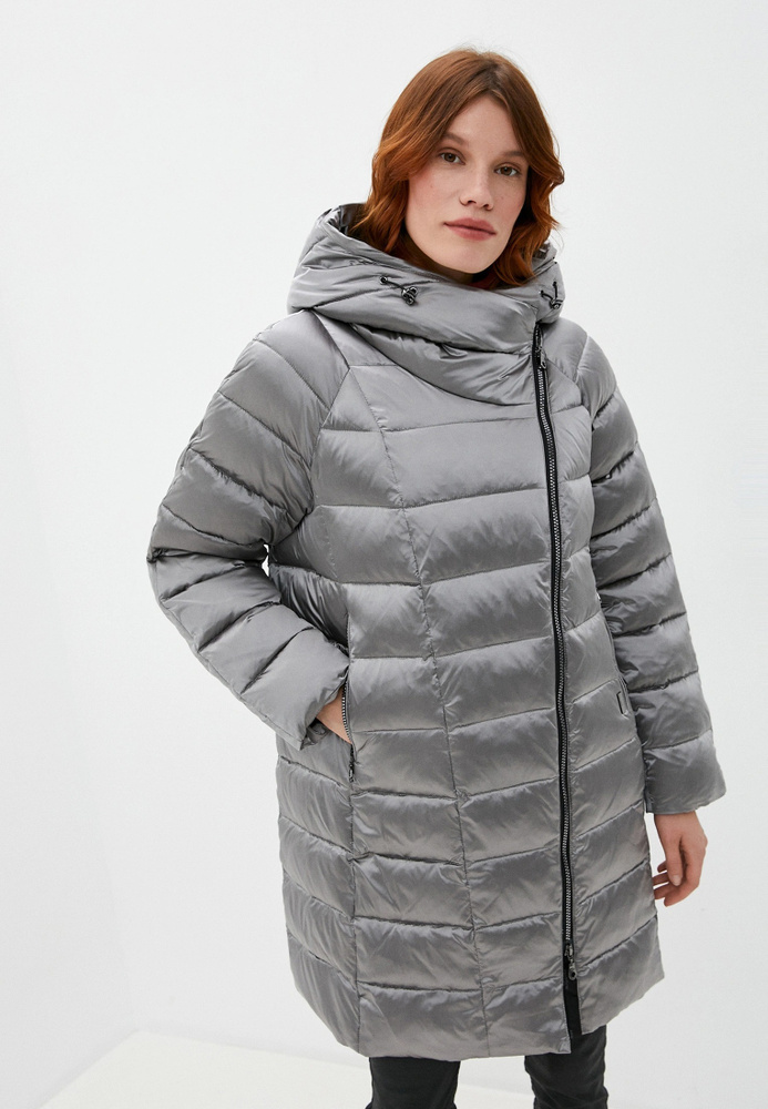 Пальто Dixi Coat, Зима, размер 50, цвет серебристый, Полиамид - купить ...
