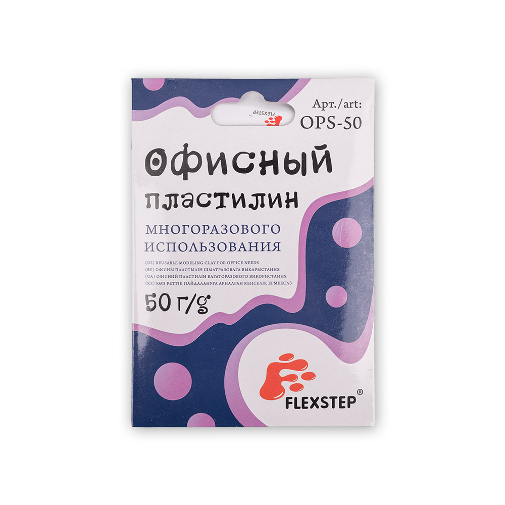 FLEXSTEP "Офисный пластилин" Многоразового использования OPS-50 50 г ...