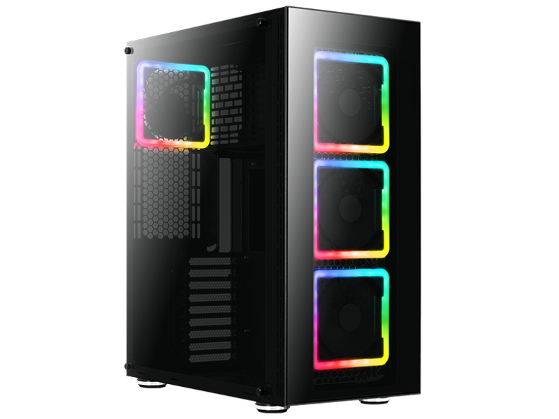 Компьютерный корпус AeroCool Full Tower Tor Pro-G-BK-v1 Black 56937 ...