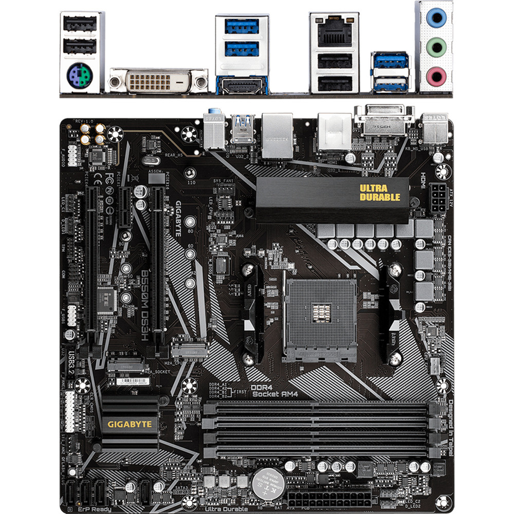 Материнская плата Gigabyte B550M DS3H купить по низкой цене с доставкой ...