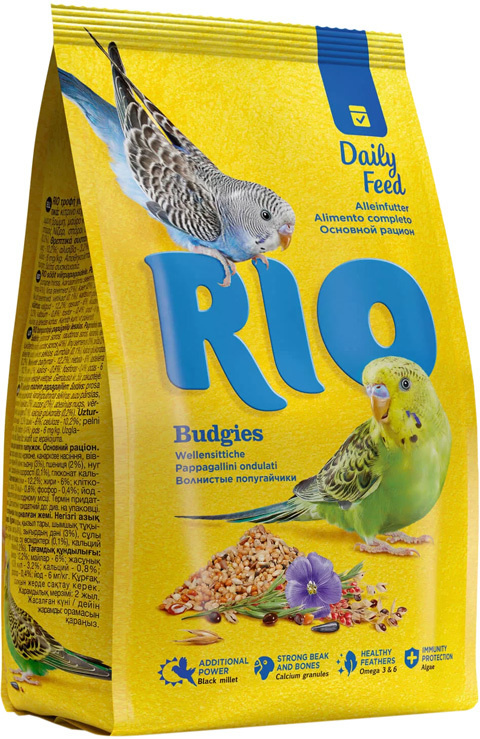 Корм для птиц RIO BUDGIES корм для волнистых попугаев (500 гр) #1