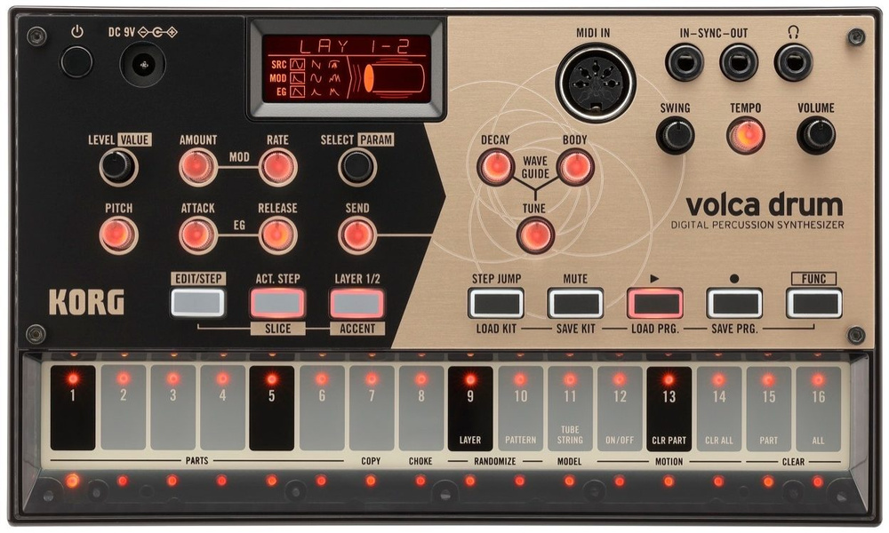 Korg VOLCA DRUM Полумодульный синтезатор драммашина #1