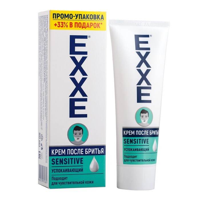 Крем после бритья Exxe sensitive для чувствительной кожи, 80 мл  #1