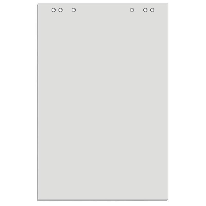 Бумага для флипчартов Attache Economy Eco 60x90 см серая 20 листов (55 ...