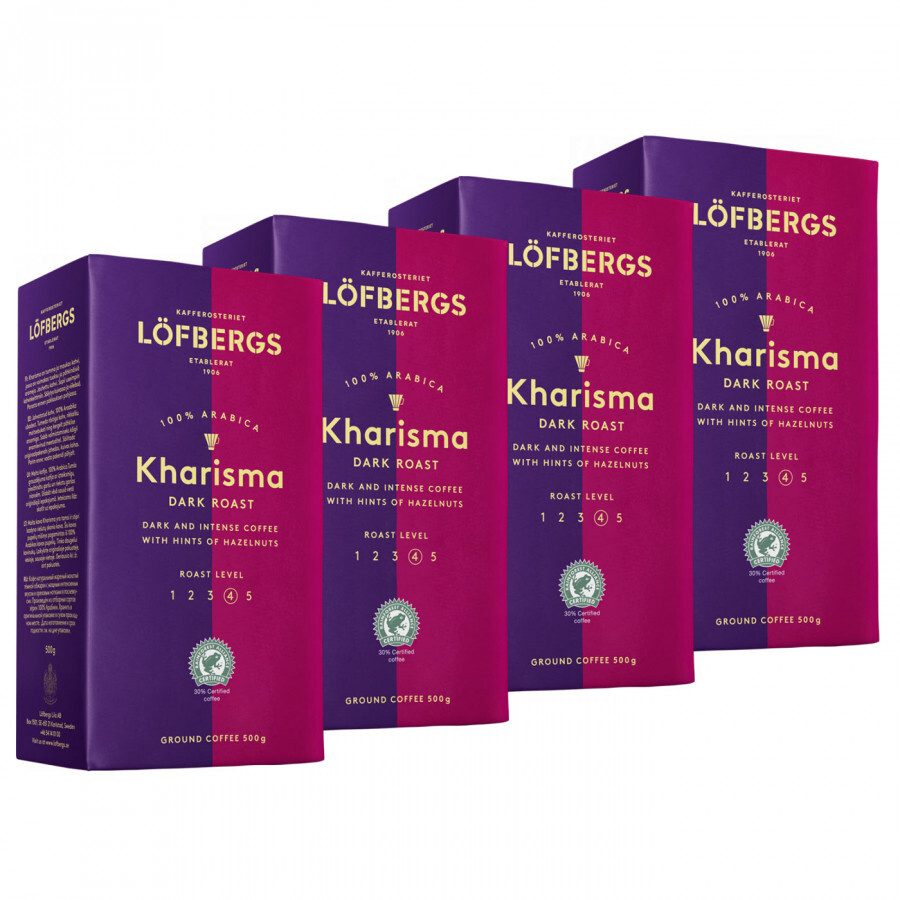 Кофе молотый Lofbergs Kharisma (Харизма), 4x500г #1