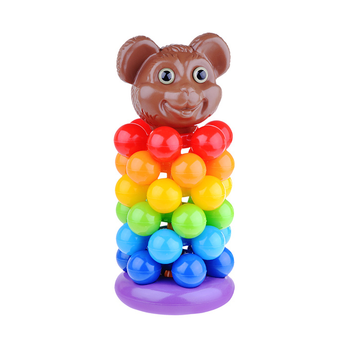 Детская Пирамидка-звездочка "Медведь", арт. 429 - купить с доставкой по ...