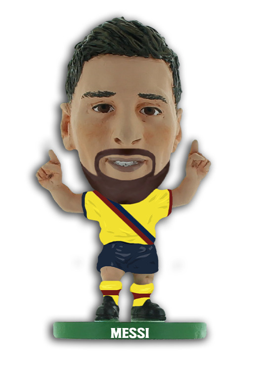 Фигурка SoccerStarz футболиста ФК Барселона / Barcelona - Lionel Messi / Лионель Месси - Away/Гостевая #1