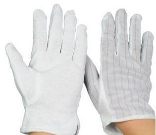 Перчатки антистатические, белые #1