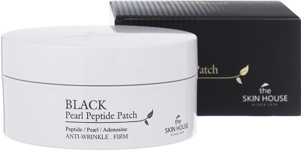 THE SKIN HOUSE Маска-патч для лица Black Pearl Peptide , с пептидами и экстрактом чёрного жемчуга, 90г, #1