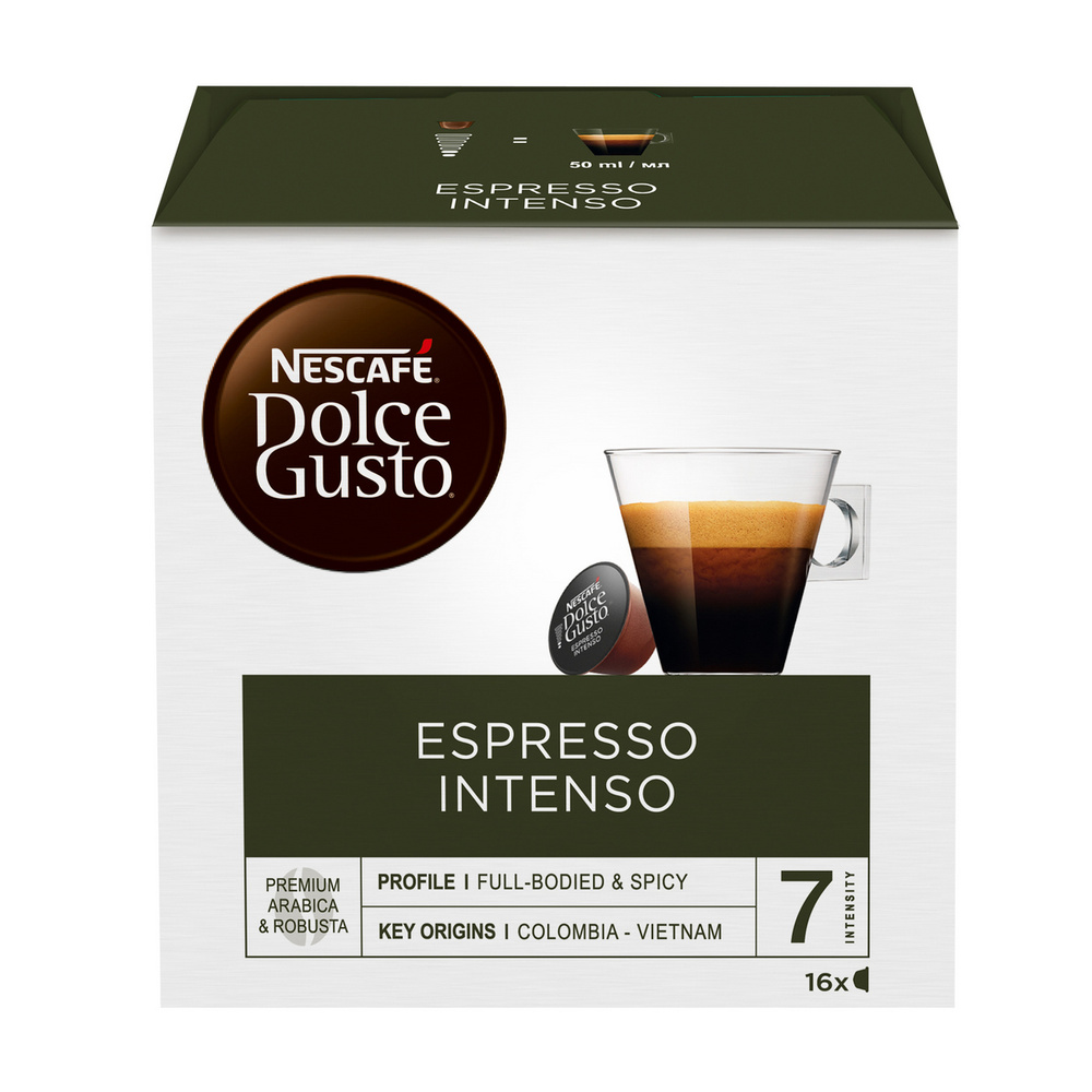Кофе капсульный Nescafe Dolce Gusto Espresso Intenso, 16 шт #1