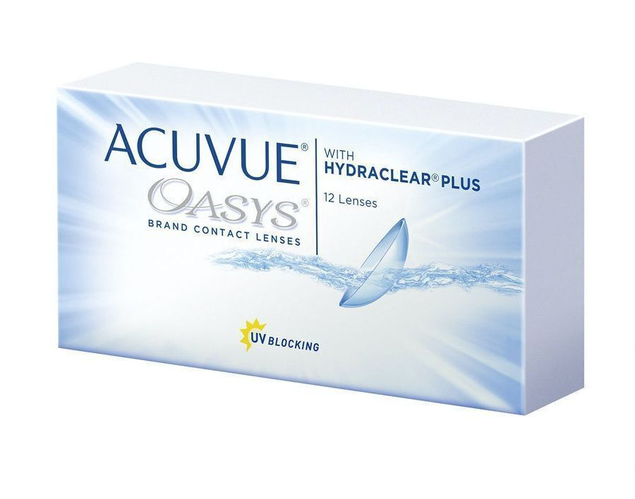 ACUVUE Контактные линзы Oasys with Hydraclear Plus (12 линз), 12 шт ...