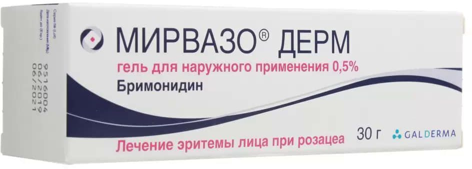 Мирвазо Дерм, гель 0.5%, 30 г #1