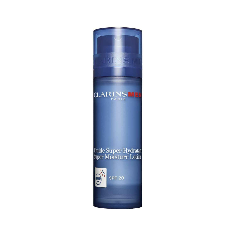 Лосьон для лица Clarins MEN Fluide Super Hydratant, интенсивно увлажняющий, SPF 20, 50 мл  #1