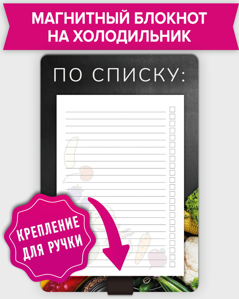 Блокноты на магните на заказ. Изготовление и продажа оптом - PROMAGNIT